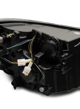 Raxiom Axial Series Clear Lens Black Housing Headlights w/ Sequential LED Bar Ram 1500 | 2500 | 3500 w/ Factory Halogen Non-Projector Headlights 2009-2018                                     - R131482 - Image 3