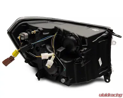 Raxiom Axial Series Clear Lens Black Housing Headlights w/ Sequential LED Bar Ram 1500 | 2500 | 3500 w/ Factory Halogen Non-Projector Headlights 2009-2018 - R131482