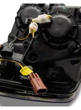 Raxiom Axial Series Clear Lens Black Housing Headlights w/ Sequential LED Bar Ram 1500 | 2500 | 3500 w/ Factory Halogen Non-Projector Headlights 2009-2018                                     - R131482 - Image 4