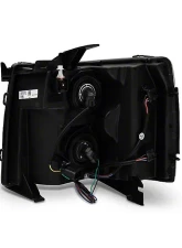 Raxiom Clear Lens Black Housing Euro Headlights Chevrolet Silverado 1500 2007-2013                                     - S112706 - Image 3
