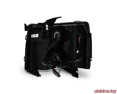 Raxiom Clear Lens Black Housing Euro Headlights Chevrolet Silverado 1500 2007-2013 - S112706