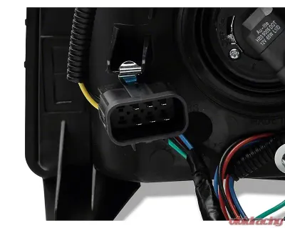 Raxiom Clear Lens Black Housing Euro Headlights Chevrolet Silverado 1500 2007-2013 - S112706