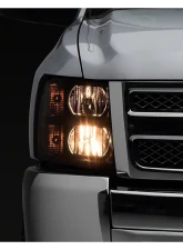 Raxiom Clear Lens Black Housing Euro Headlights Chevrolet Silverado 1500 2007-2013                                     - S112706 - Image 7