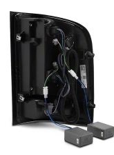 Raxiom Clear Lens Black Housing LED Tail Lights Chevrolet Silverado 1500 2007-2013                                     - S112716 - Image 3