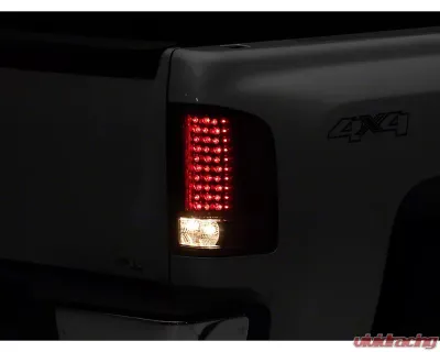 Raxiom Clear Lens Black Housing LED Tail Lights Chevrolet Silverado 1500 2007-2013 - S112716