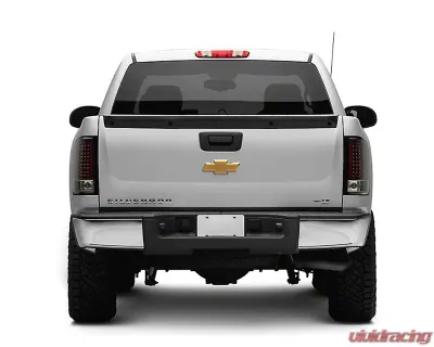 Raxiom Clear Lens Black Housing LED Tail Lights Chevrolet Silverado 1500 2007-2013 - S112716