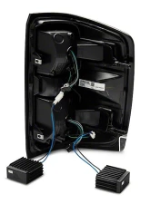 Raxiom Clear Lens Black Housing LED Tail Lights w/ Sequential Turn Signals Chevrolet Silverado 1500 w/ Factory Halogen Tail Lights 2014-2018                                     - S114457 - Image 3