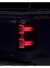 Raxiom Clear Lens Black Housing LED Tail Lights w/ Sequential Turn Signals Chevrolet Silverado 1500 w/ Factory Halogen Tail Lights 2014-2018                                     - S114457 - Image 5