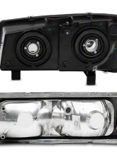 Raxiom Axial Series Clear Lens Chrome Housing OEM Style Replacement Headlights Chevrolet Sivlerado 1500 2003-2006                                     - S122320 - Image 3