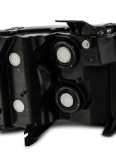 Raxiom Axial Series Clear Lens Chrome Housing OEM Style Replacement Headlights Chevrolet Silverado 1500 | 2500 | 3500 2007-2014                                     - S122323 - Image 3