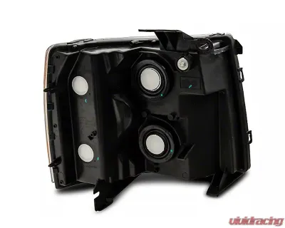 Raxiom Axial Series Clear Lens Chrome Housing OEM Style Replacement Headlights Chevrolet Silverado 1500 | 2500 | 3500 2007-2014 - S122323