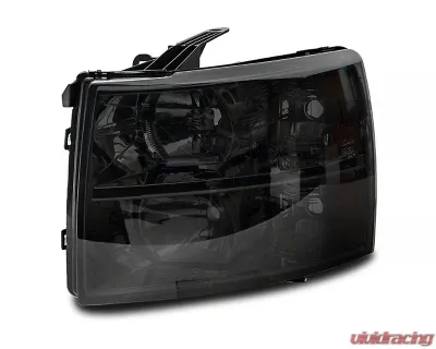 Raxiom Axial Series Smoked Lens Chrome Housing OEM Style Replacement Headlights Chevrolet Silverado 1500 | 2500 | 3500 2007-2014 - S122324