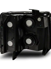 Raxiom Axial Series Smoked Lens Chrome Housing OEM Style Replacement Headlights Chevrolet Silverado 1500 | 2500 | 3500 2007-2014                                     - S122324 - Image 3