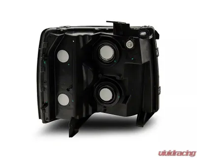 Raxiom Axial Series Smoked Lens Chrome Housing OEM Style Replacement Headlights Chevrolet Silverado 1500 | 2500 | 3500 2007-2014 - S122324