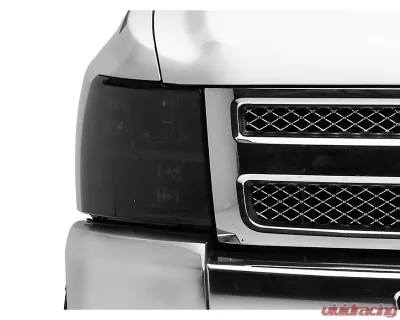 Raxiom Axial Series Smoked Lens Chrome Housing OEM Style Replacement Headlights Chevrolet Silverado 1500 | 2500 | 3500 2007-2014 - S122324