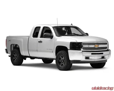 Raxiom Axial Series Smoked Lens Chrome Housing OEM Style Replacement Headlights Chevrolet Silverado 1500 | 2500 | 3500 2007-2014 - S122324