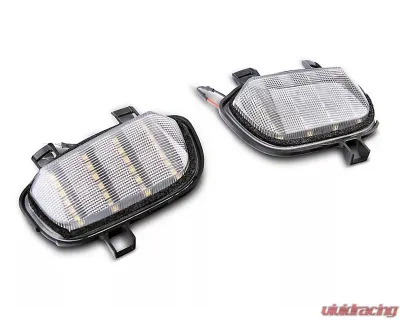 Raxiom Axial Series Clear Lens LED Mirror Lights Chevrolet Silverado 1500 | GMC Sierra 1500 2019-2023 - S136547
