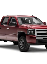 Raxiom Axial Series Clear Lens Black Housing Headlights w/ LED Bar Chevrolet Silverado 1500 2007-2013                                     - S138003 - Image 12