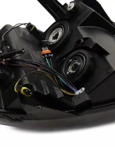 Raxiom Axial Series Clear Lens Black Housing Headlights w/ LED Bar Chevrolet Silverado 1500 2007-2013                                     - S138003 - Image 4