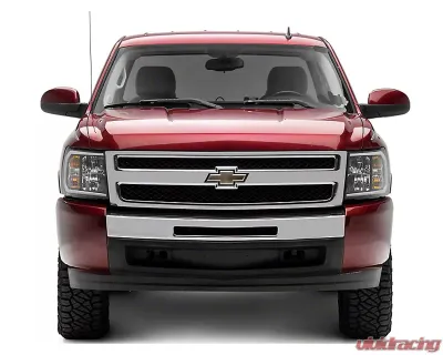 Raxiom Axial Series Clear Lens Black Housing Headlights w/ LED Bar Chevrolet Silverado 1500 2007-2013 - S138003