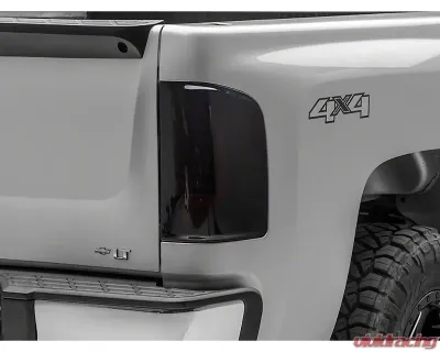 Raxiom Axial Series Smoked Lens Black Housing LED Tail Lights Chevrolet Silverado 1500 | 2500 | 3500 2007-2014 - S150366