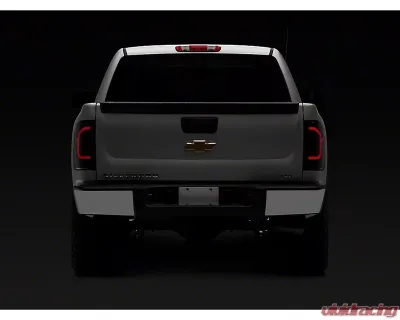 Raxiom Axial Series Smoked Lens Black Housing LED Tail Lights Chevrolet Silverado 1500 | 2500 | 3500 2007-2014 - S150366