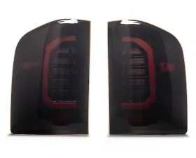 Raxiom Axial Series Smoked Lens Black Housing LED Tail Lights Chevrolet Silverado 1500 | 2500 | 3500 2007-2014