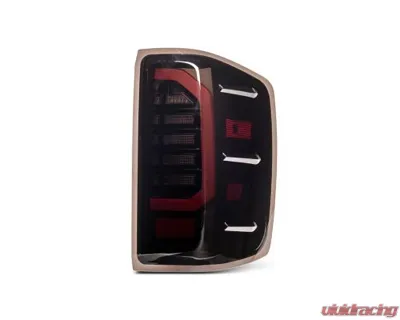 Raxiom Axial Series Smoked Lens Black Housing LED Tail Lights Chevrolet Silverado 1500 2014-2018 - S151298