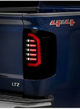 Raxiom Axial Series Smoked Lens Black Housing LED Tail Lights Chevrolet Silverado 1500 2014-2018                                     - S151298 - Image 7