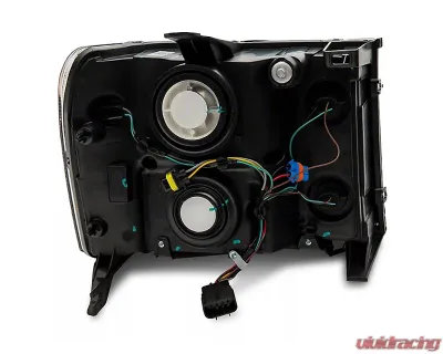 Raxiom Axial Series Clear Lens Chrome Housing OEM Style Replacement Headlights GMC Sierra 1500 | 2500 | 3500 2007-2014 - S518298