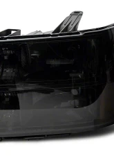 Raxiom Axial Series Smoked Lens Chrome Housing OEM Style Replacement Headlights GMC Sierra 1500 | 2500 | 3500 2007-2014                                     - S518299 - Image 2