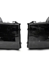 Raxiom Axial Series Smoked Lens Chrome Housing OEM Style Replacement Headlights GMC Sierra 1500 | 2500 | 3500 2007-2014                                     - S518299 - Image 4