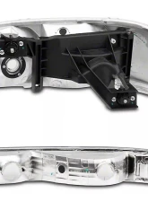 Raxiom Axial Series Clear Lens Chrome Housing OEM Style Crystal Replacement Headlights GMC Sierra 1500 1999-2006                                     - S518303 - Image 3