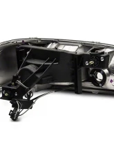 Raxiom Axial Series Clear Lens Black Housing Headlights w/ LED Bar GMC Sierra 1500 1999-2006                                     - S531789 - Image 3