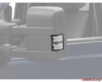 Raxiom Axial Series Clear Lens LED Switchback Side Mirror Marker Lamps Ford F-250 | F-350 Super Duty 2011-2016 - SD18246