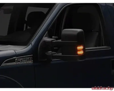 Raxiom Axial Series Clear Lens LED Switchback Side Mirror Marker Lamps Ford F-250 | F-350 Super Duty 2011-2016 - SD18246