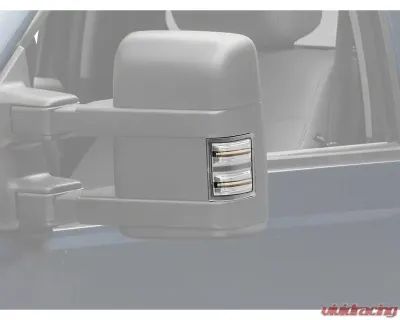 Raxiom Axial Series Clear Lens LED Sequential Switchback Side Mirror Marker Lamps Ford F-250 | F-350 Super Duty 2011-2016 - SD18247