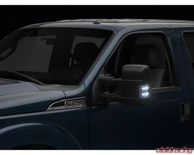 Raxiom Axial Series Clear Lens LED Sequential Switchback Side Mirror Marker Lamps Ford F-250 | F-350 Super Duty 2011-2016 - SD18247