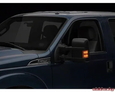 Raxiom Axial Series Clear Lens LED Sequential Switchback Side Mirror Marker Lamps Ford F-250 | F-350 Super Duty 2011-2016 - SD18247