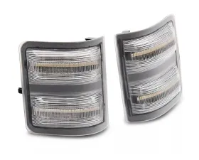 Raxiom Axial Series Clear Lens LED Sequential Switchback Side Mirror Marker Lamps Ford F-250 | F-350 Super Duty 2011-2016