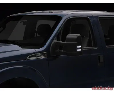 Raxiom Axial Series Smoked Lens LED Switchback Side Mirror Marker Lamps Ford F-250 | F-350 Super Duty 2011-2016 - SD18248