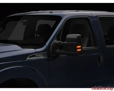 Raxiom Axial Series Smoked Lens LED Switchback Side Mirror Marker Lamps Ford F-250 | F-350 Super Duty 2011-2016 - SD18248