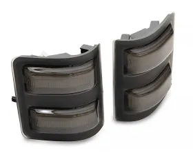 Raxiom Axial Series Smoked Lens LED Switchback Side Mirror Marker Lamps Ford F-250 | F-350 Super Duty 2011-2016