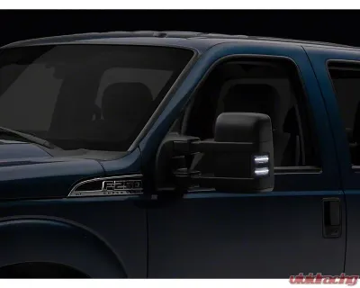 Raxiom Axial Series Smoked Lens LED Sequential Switchback Side Mirror Marker Lamps Ford F-250 | F-350 Super Duty 2011-2016 - SD18249