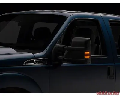 Raxiom Axial Series Smoked Lens LED Sequential Switchback Side Mirror Marker Lamps Ford F-250 | F-350 Super Duty 2011-2016 - SD18249