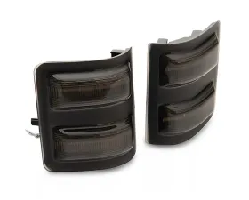 Raxiom Axial Series Smoked Lens LED Sequential Switchback Side Mirror Marker Lamps Ford F-250 | F-350 Super Duty 2011-2016