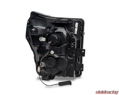 Raxiom Clear Lens Black Housing LED Projector Headlights w/ Switchback Turn Signals Ford F-250 | F-350 Super Duty 2011-2016 - SD3620