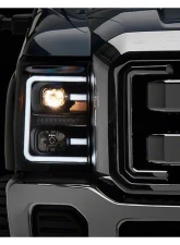 Raxiom Clear Lens Black Housing LED Projector Headlights w/ Switchback Turn Signals Ford F-250 | F-350 Super Duty 2011-2016                                     - SD3620 - Image 6