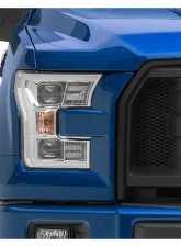 Raxiom Clear Lens Chrome Housing Projector Headlights w/ LED Accent Ford F-150 w/ Factory Halogen Headlights 2015-2017                                     - T542715 - Image 8