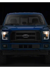 Raxiom Clear Lens Chrome Housing Projector Headlights w/ LED Accent Ford F-150 w/ Factory Halogen Headlights 2015-2017                                     - T542715 - Image 9